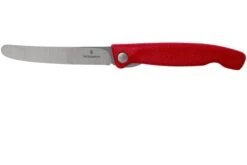 Victorinox SwissClassic Zusammenklappbares Gemüsemesser, Rot, 6.7801.FB