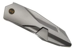 WE Knife Solid WE22028-2, CPM 20CV Bead Blasted Titanium, Taschenmesser -Böker || Spyderco || Cold Steel Verkaufsgeschäft WKWE22028 2 06 weknife