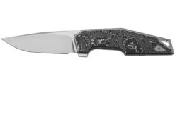 WE Knife OAO One And Only WE23001-1, Satin CPM 20 CV, Gray Titanium Aluminium Foil Carbon Fiber, Taschenmesser