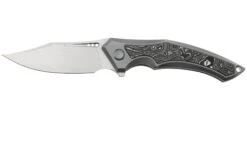 WE Knife Orpheus WE23009-2 CPM 20CV, Gray Titanium, Aluminium Foil Carbon Fiber, Taschenmesser
