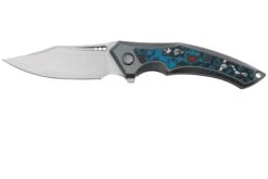 WE Knife Orpheus WE23009-4 CPM 20CV, Gray Titanium, Nebula Fat Carbon, Taschenmesser