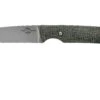 White River Knives Hunter Black Burlap Micarta Jagdmesser, Owen Baker Jr. Design
