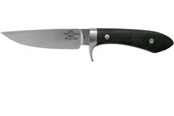 White River Knives Sendero Classic Jagdmesser Black Burlap Micarta, Jerry Fisk Design