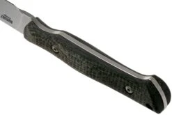 White River Knives Small Game Knife Black Burlap Micarta Jagdmesser, Owen Baker Jr. Design -Böker || Spyderco || Cold Steel Verkaufsgeschäft WRSG BBL 04 white river knives