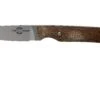 White River Knives Small Game Knife Natural Burlap Micarta Jagdmesser, Owen Baker Jr. Design